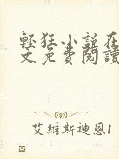 轻狂小说在线全文免费阅读