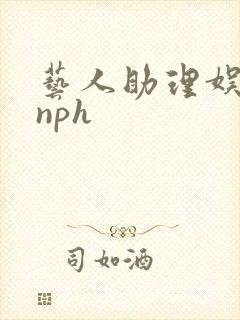 艺人助理娱乐圈nph