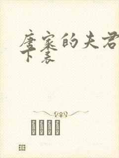 唐家的夫君们帘下衾