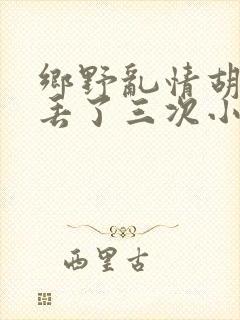 乡野乱情胡秀英丢了三次小说