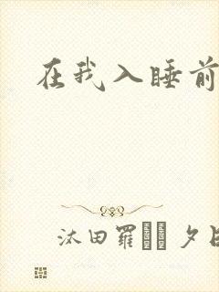 在我入睡前