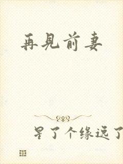 再见前妻