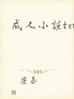 成人小说txt