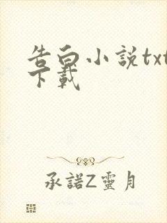 告白小说txt下载