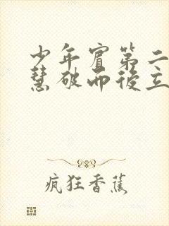 少年宾第二部珏慧破而后立