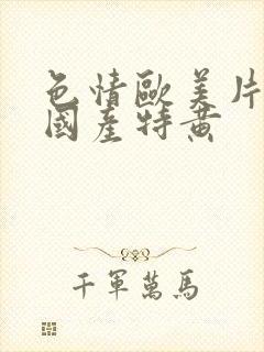 色情欧美片午夜国产特黄