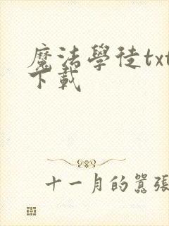 魔法学徒txt下载