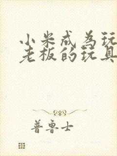 小米成为玩具店老板的玩具