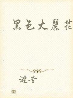 黑色大丽花图片