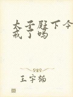 太子殿下今天破戒了吗