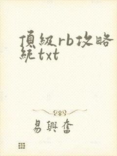 顶级rb攻略系统txt