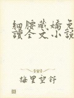 细腰藏娇免费阅读全文小说苏珞浅