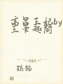 高昌王妃by黛玉笔趣阁