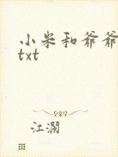 小米和爷爷全篇txt