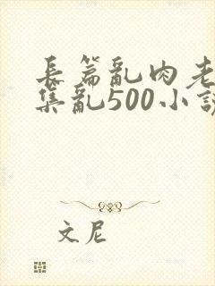 长篇乱肉老师合集乱500小说