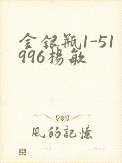 金银瓶1-51996杨敏