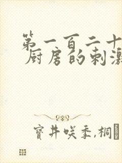 第一百二十三章 厨房的刺激