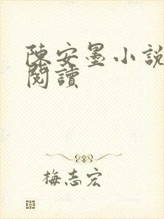 陈安墨小说免费阅读