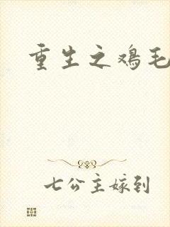 重生之鸡毛蒜皮