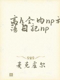 高h全肉np放荡日记np