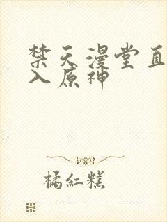 禁天漫堂直接进入原神