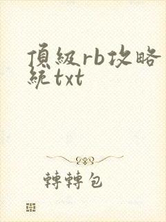 顶级rb攻略系统txt
