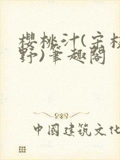 樱桃汁(宋枝江野)笔趣阁