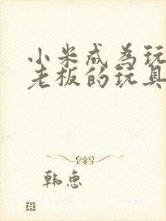 小米成为玩具店老板的玩具