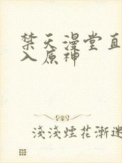 禁天漫堂直接进入原神