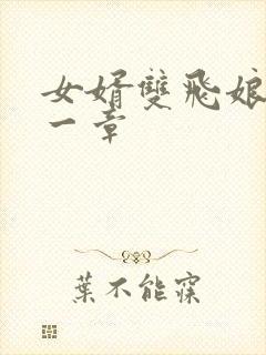 女婿双飞娘俩第一章