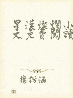 星汉灿烂小说全文免费阅读