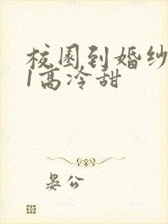 校园到婚纱1V1高冷甜