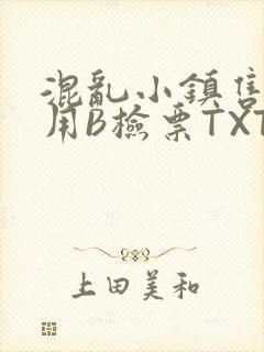 混乱小镇售票员用B检票TXT