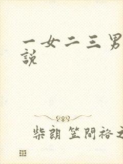 一女二三男事小说