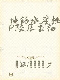 他的水蜜桃POP陆辰季柚