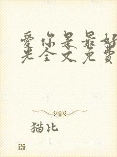 爱你是最好的时光全文免费阅读