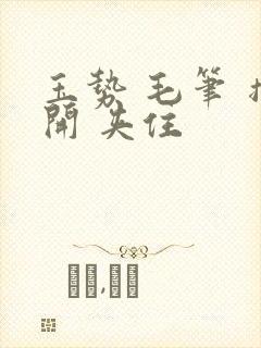 玉势 毛笔 撑开 夹住