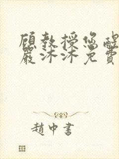 顾教授您醒了吗严沐沐免费阅读全文小说