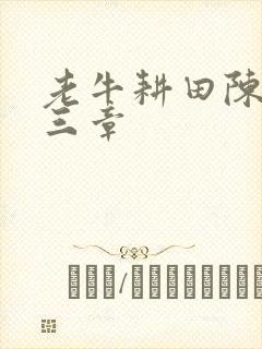 老牛耕田陈雪第三章