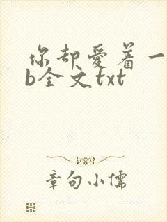 你却爱着一个sb全文txt