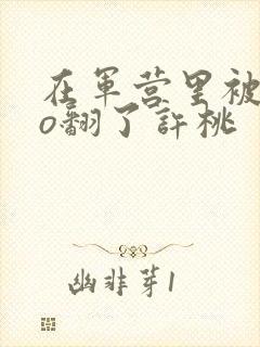 在军营里被cao翻了许桃