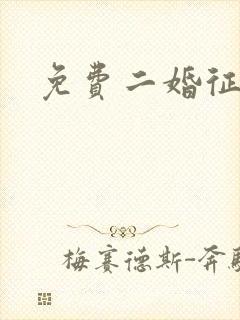 免费二婚征婚网