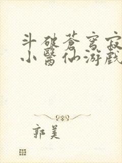 斗破苍穹寂寞的小医仙游戏世界