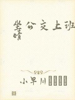 坐公交上班的苏晴