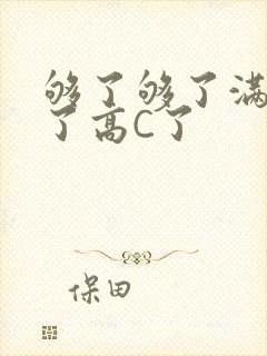 够了够了满到C了高C了