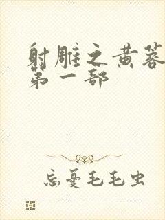 射雕之黄蓉新传第一部