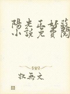 阳光正好苏玥玥小说免费阅读无弹窗