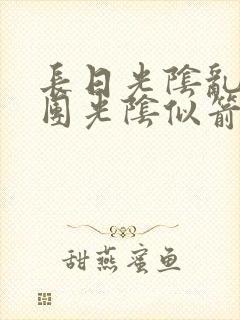 长日光阴乱作一团光阴似箭眇眇翟