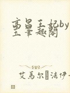 高昌王妃by黛玉笔趣阁