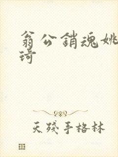 翁公销魂姚瑶琦琦